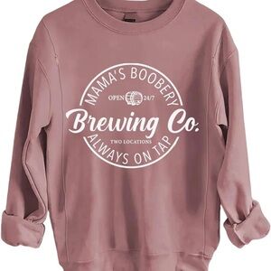 Pink Graphic Sweatshirt